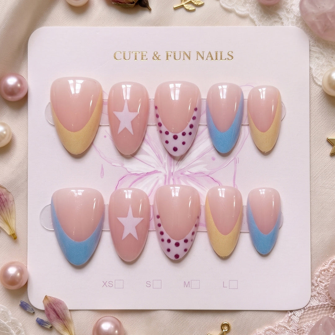 Decorative Themed Press-On Nail Set