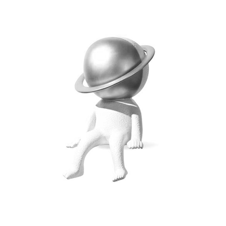 Whimsical Space-Themed Decorative Figurine