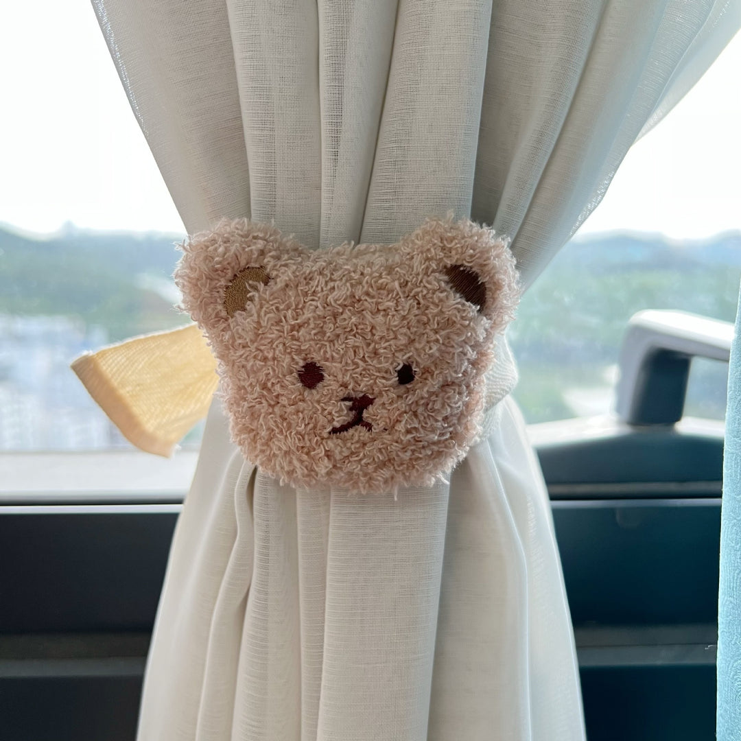 Plush Teddy Curtain Tieback