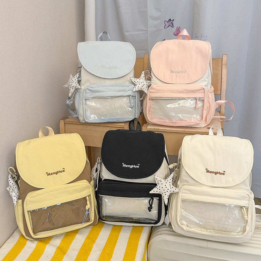 Stylish Transparent Utility Backpack Kalsten