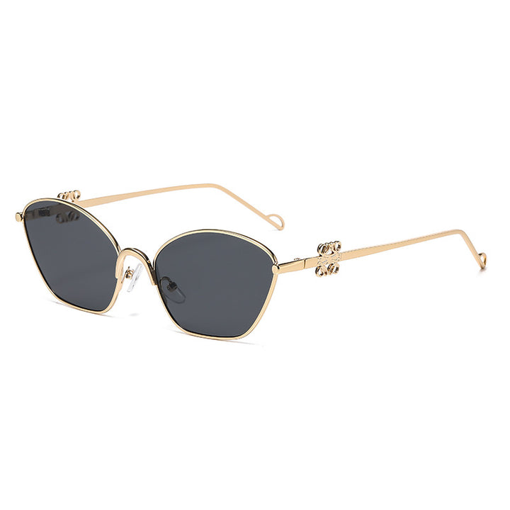 Women's fashionable Cat-Eye sunglasses with delicate metal frame Kalsten