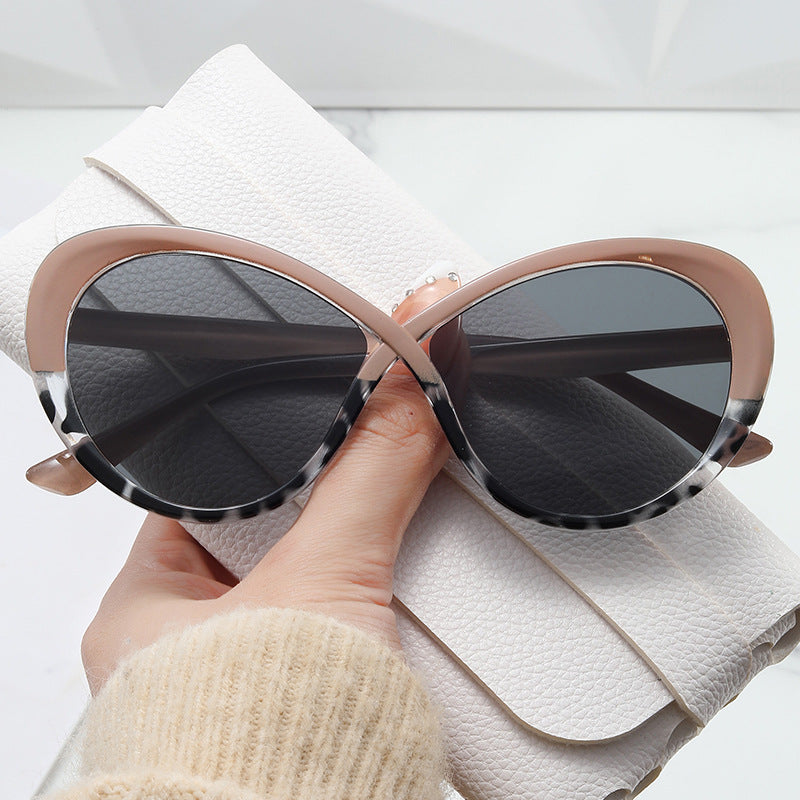 Women Cat-Eye Sunglasses with Mirrored Lenses Kalsten