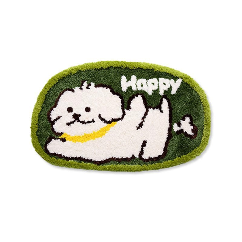 Playful Animal-Themed Bath Mat Kalsten