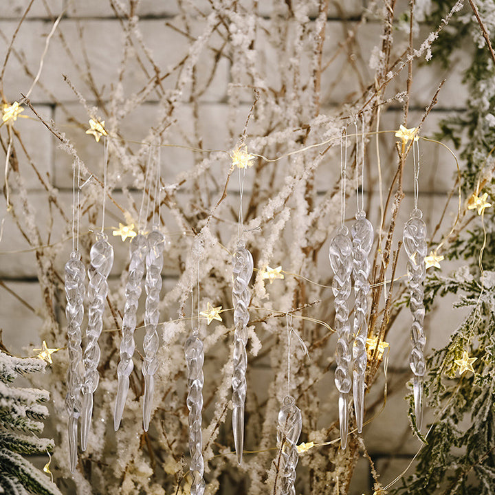 Christmas Tree Icicle Ornaments