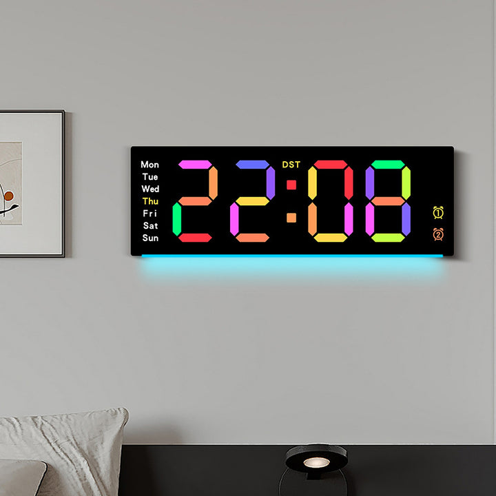 Digital wall clock with temperature sensor Kalsten