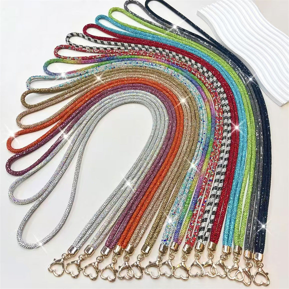 Sparkling Rhinestone Key Lanyard Kalsten