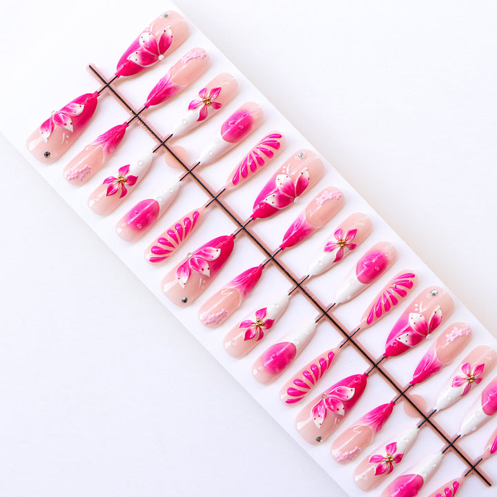 Premium Floral Nail Art Collection