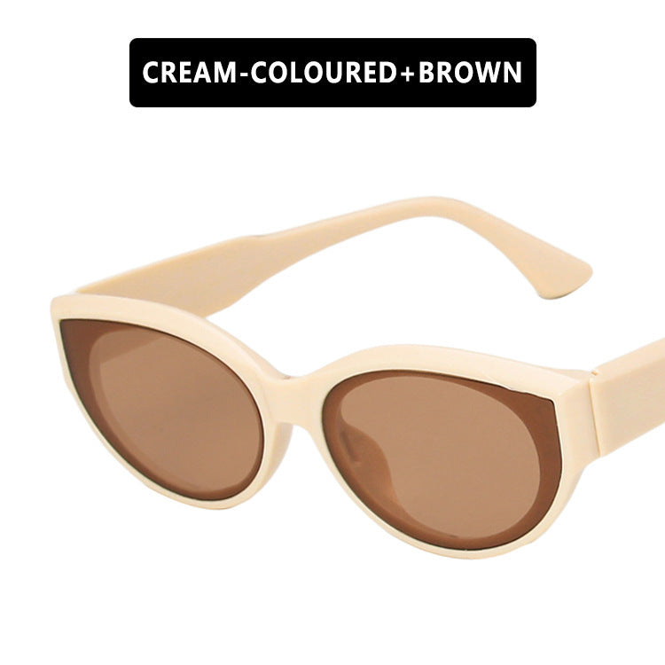 Women Cat-Eye Sunglasses with stylish leopard pattern and UV protection Kalsten