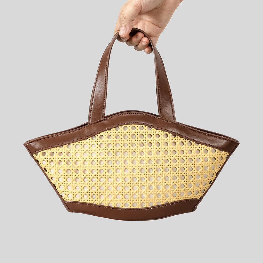 Elegant Woven Statement Tote