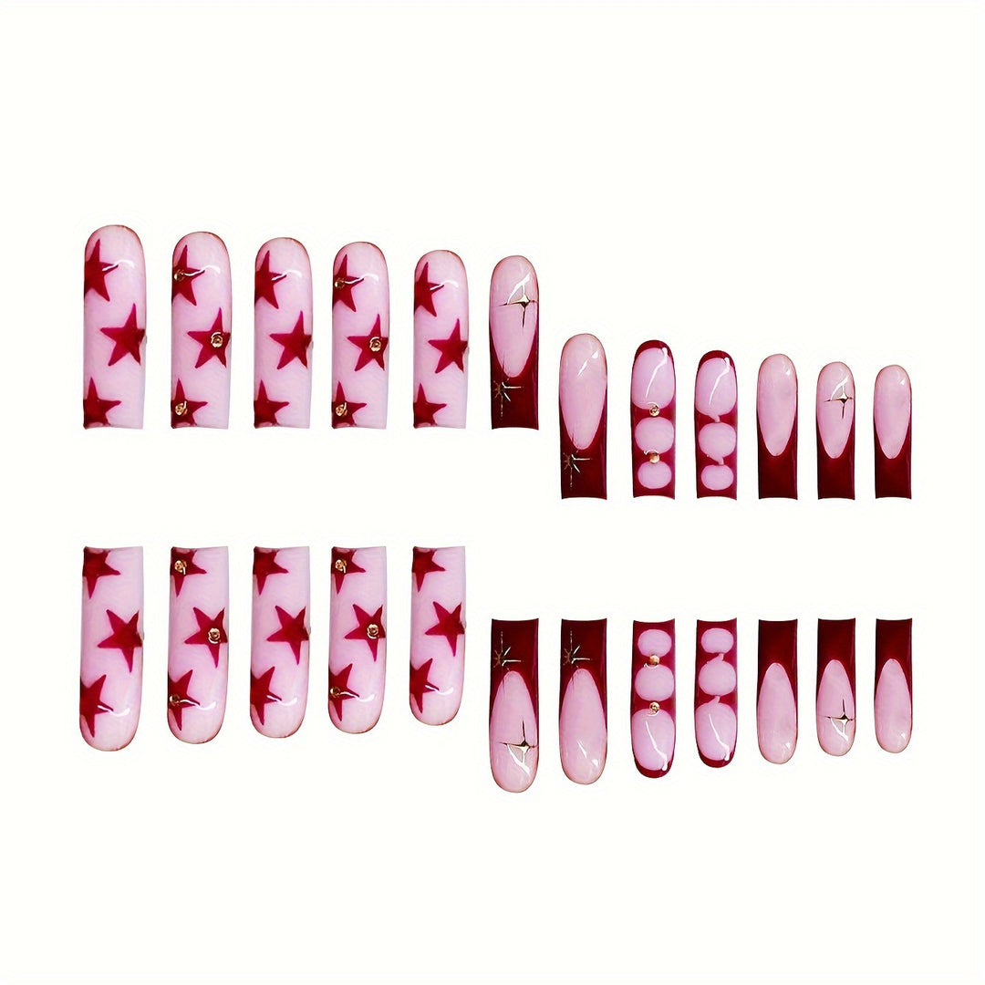 Artistic Press-On Nail Design Kalsten