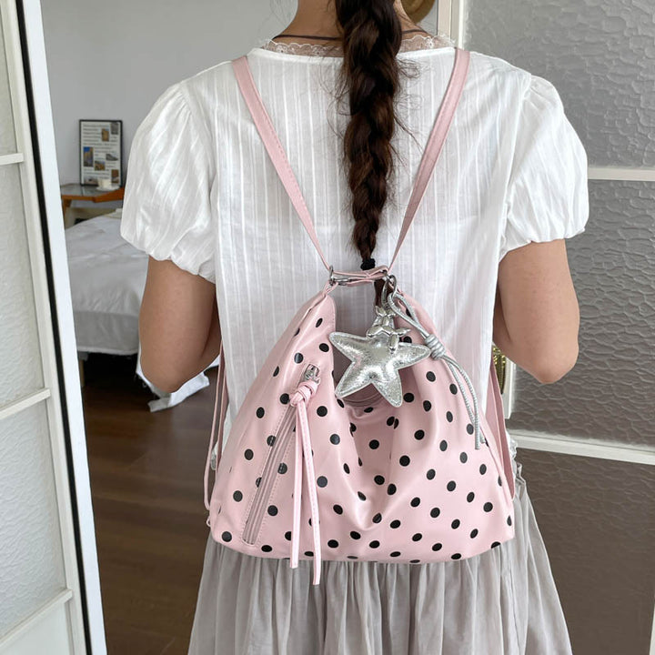 Stylish Polka Dot Tote Bag