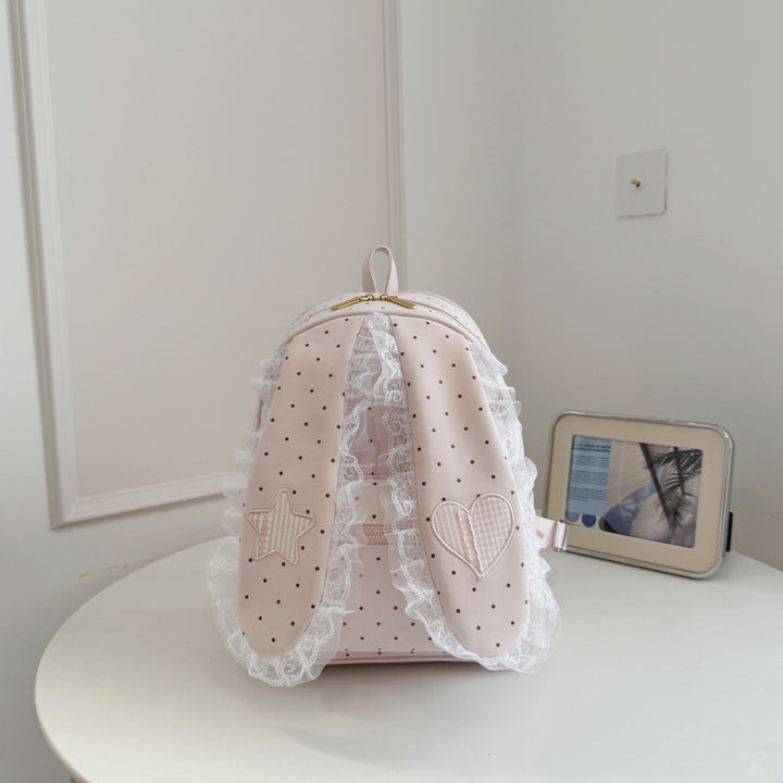 Cute Bunny-Ear Plush Backpack Kalsten