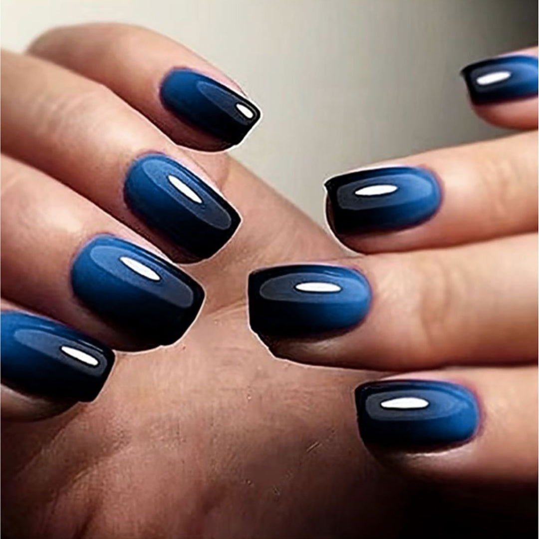 Glossy Gradient Press-On Nail Set