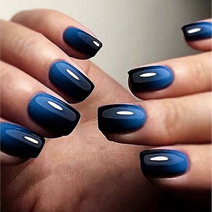 Glossy Gradient Press-On Nail Set
