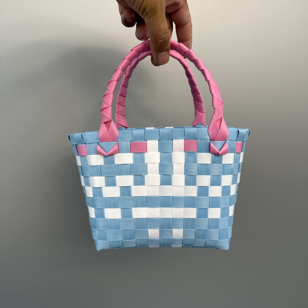 Playful and Colorful Basket Bag Kalsten