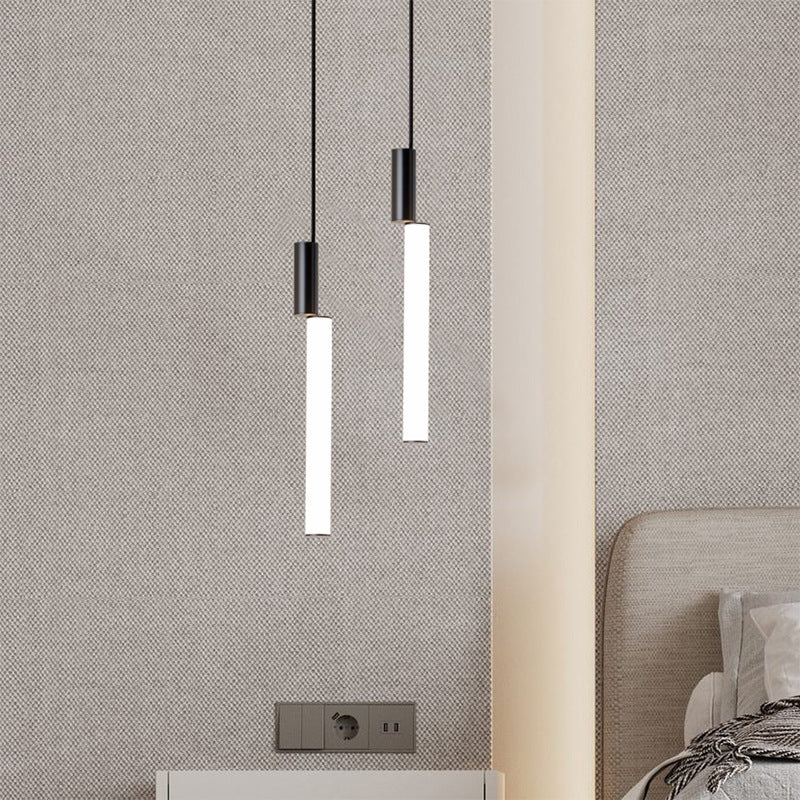 Modern Minimalist Pendant Light with Dual Tubes