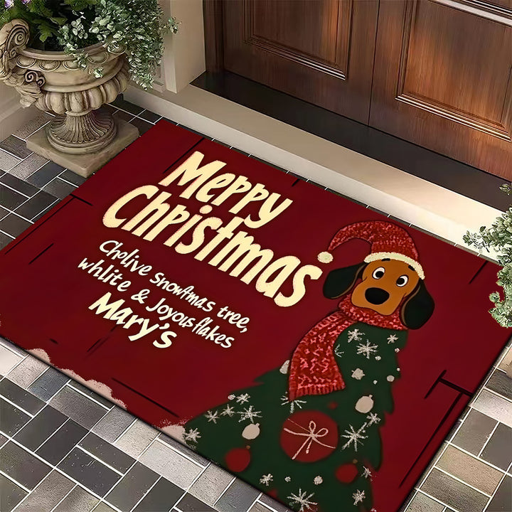 Decorative Christmas-Themed Entrance Mat Kalsten