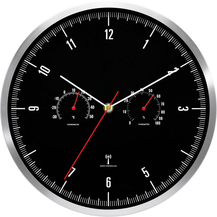 Funk Wall Clock with Thermometer and Hygrometer Kalsten