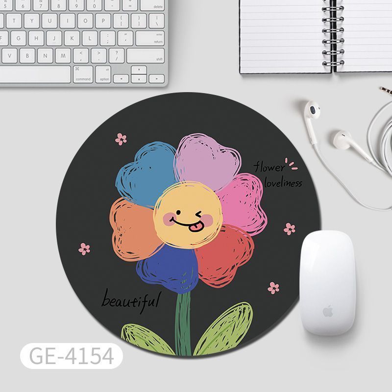 Creative Floral Design Mouse Pad