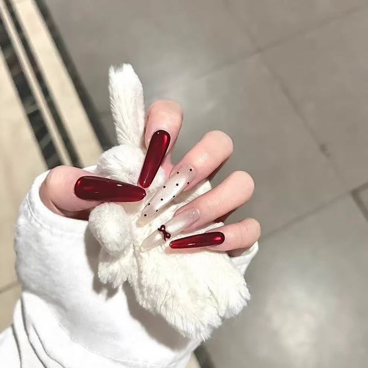 Glamorous Stiletto Press-On Nail Art