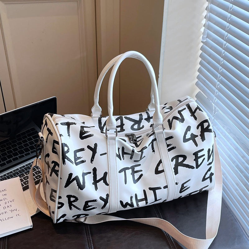 Stylish Graphic Print Duffle Bag Kalsten