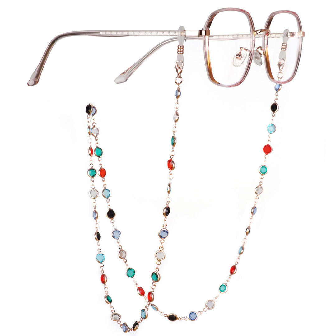 Gemstone-Accented Eyewear Chain Kalsten