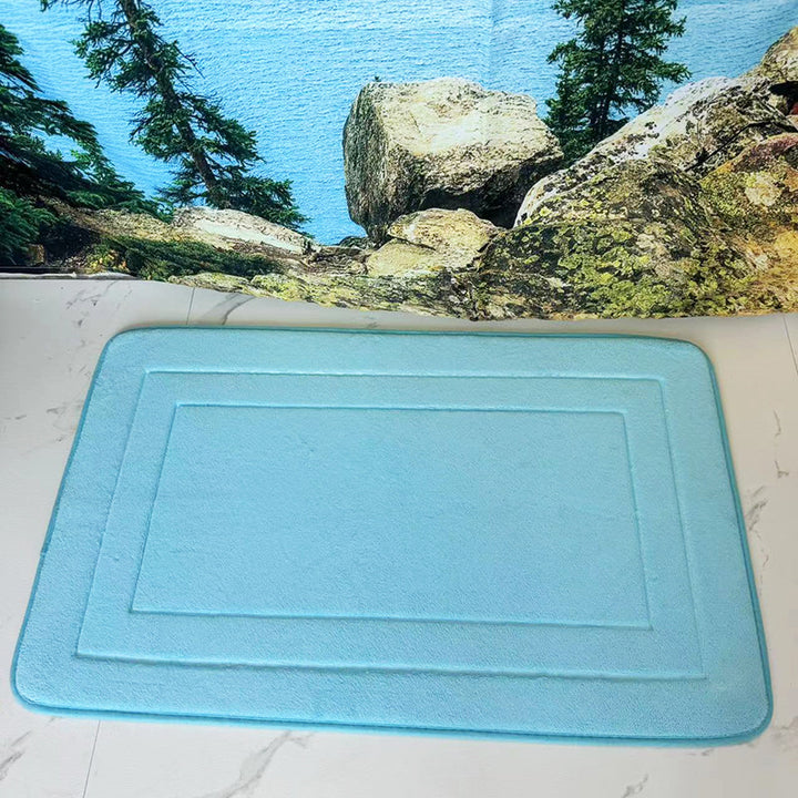 Soft Plush Rectangle Bath Mat Kalsten