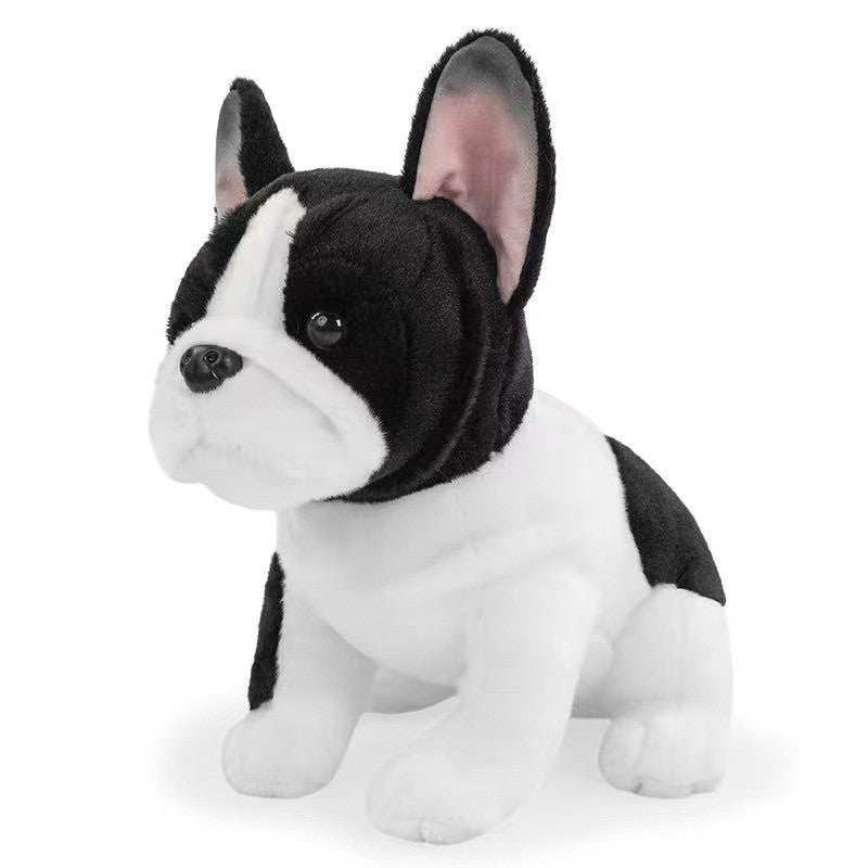 Realistic Border Collie Soft Plush Toy with Fluffy Long Fur Kalsten