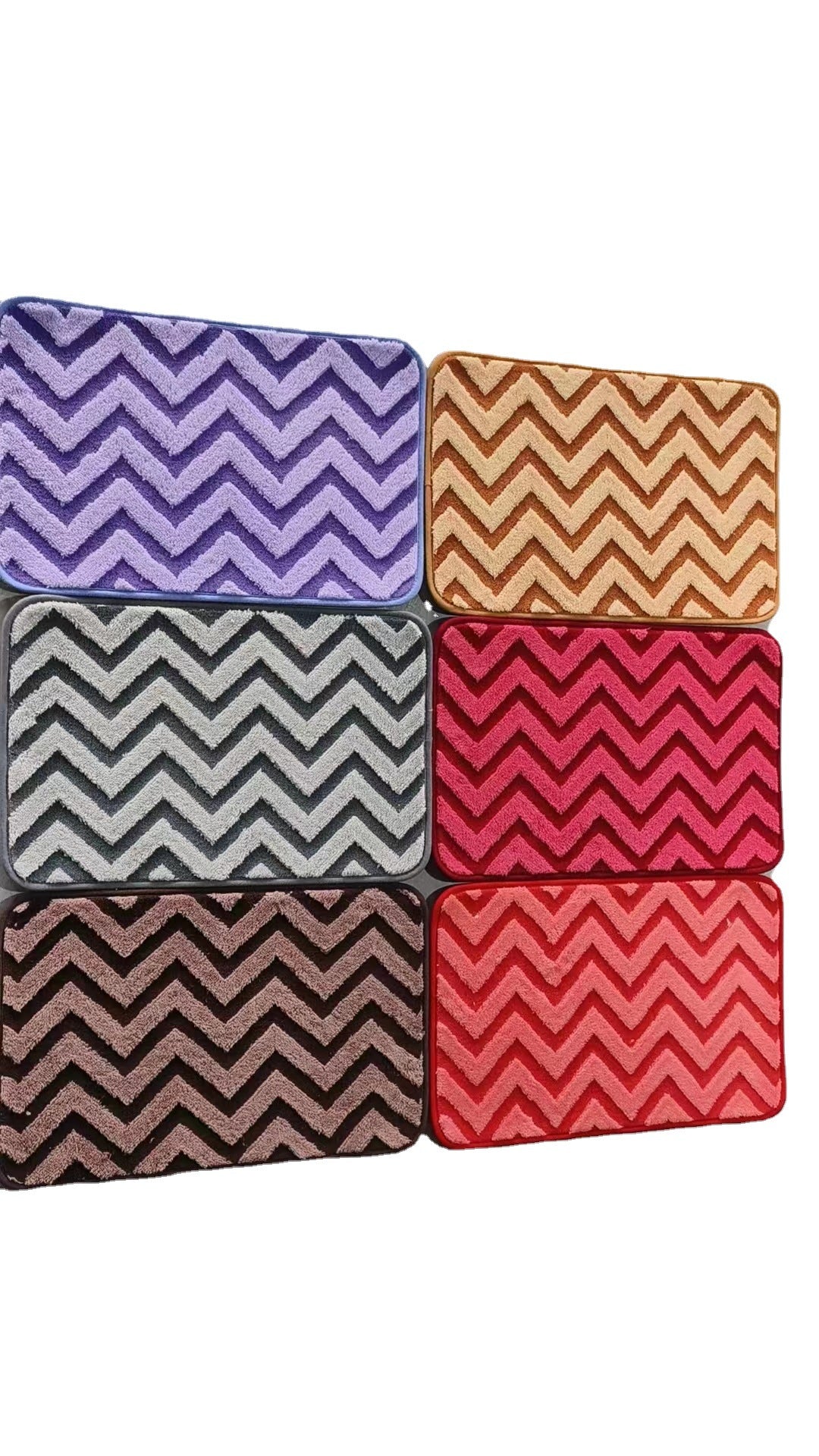 Chevron Pattern Anti-Slip Bath Mat Kalsten
