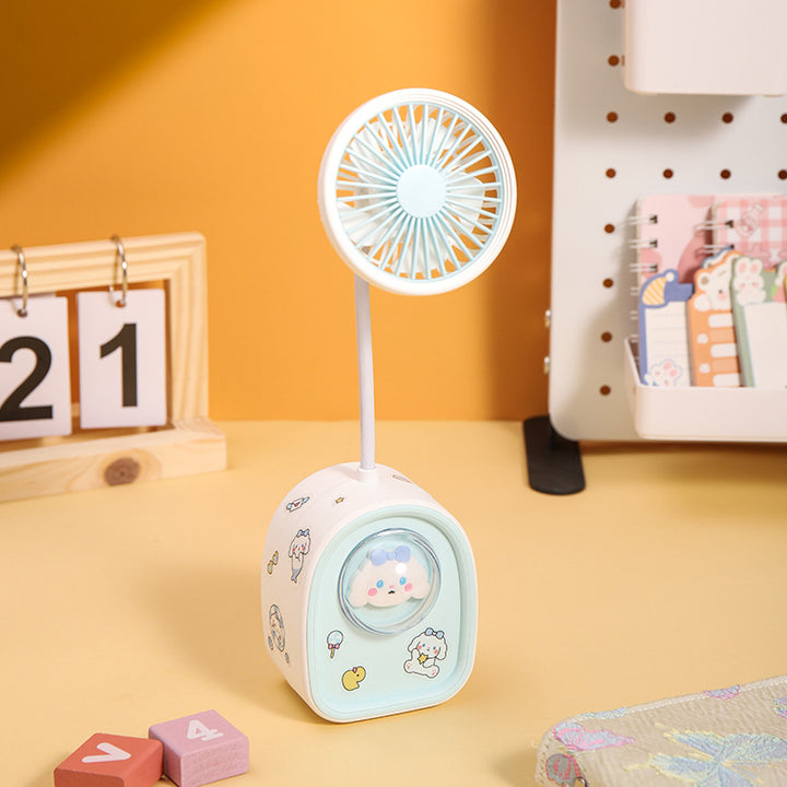 Unisex Creative Mini USB Fan with LED Light Kalsten