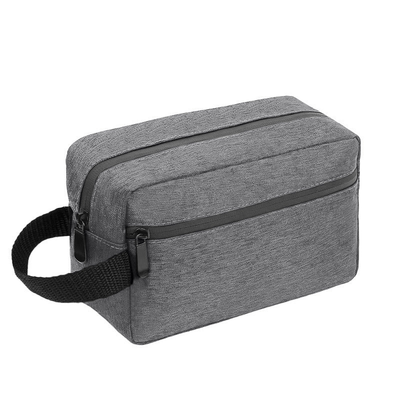 Practical cosmetic bag with two zippers Kalsten