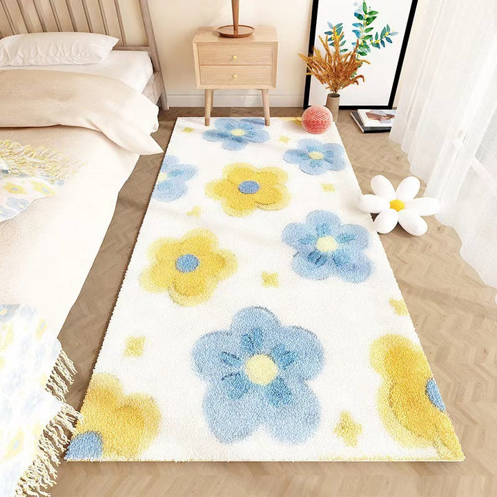 Floral-Themed Soft Floor Mat Kalsten