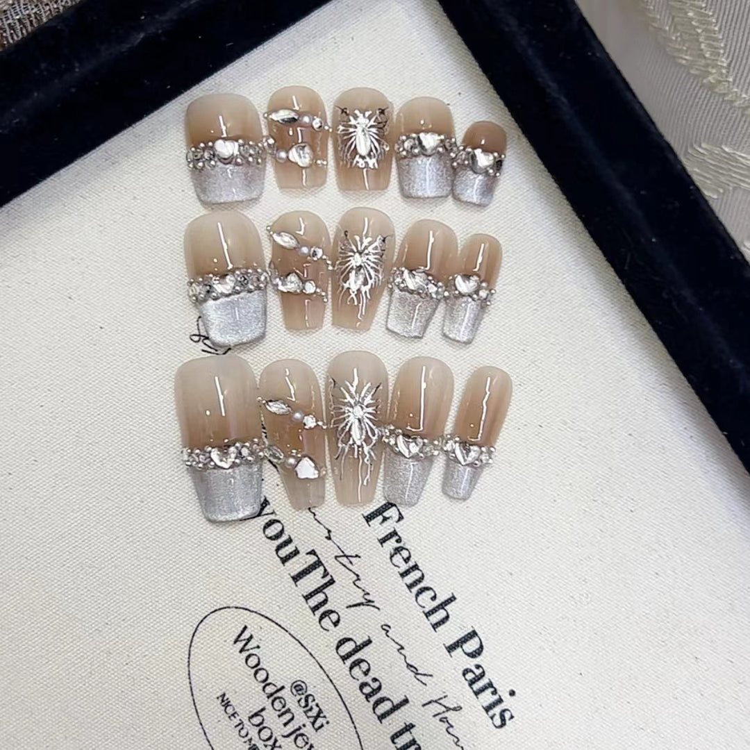 Luxury Decorative Press-On Nail Set Kalsten