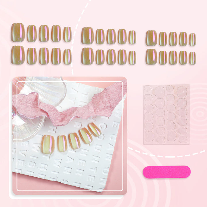 Glossy Press-On Nail Set