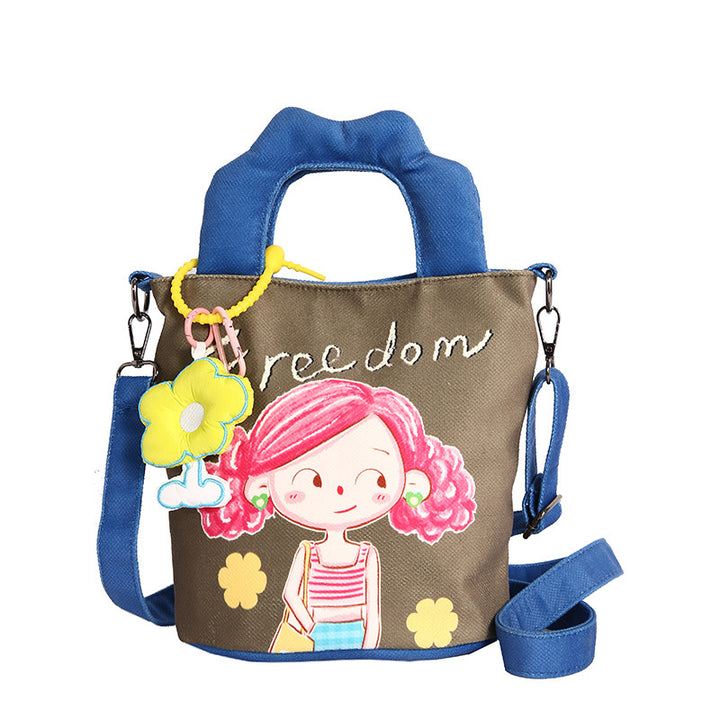 Plush handbag in the cheeky children's motif Kalsten