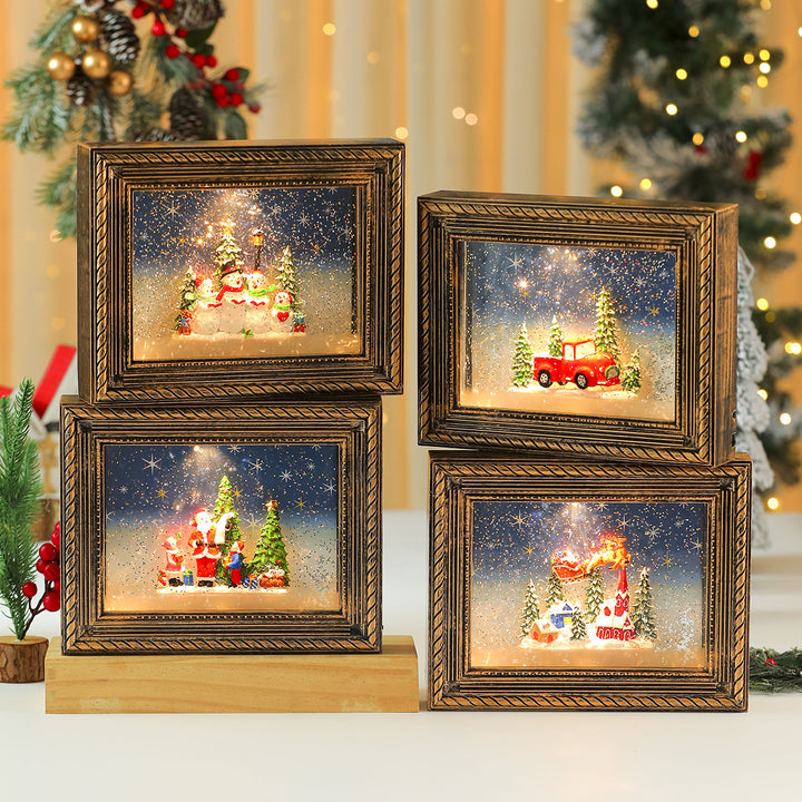 Illuminated Christmas Scene Figurine Kalsten