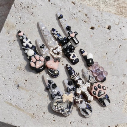 Artistic Gothic Nail Art Set