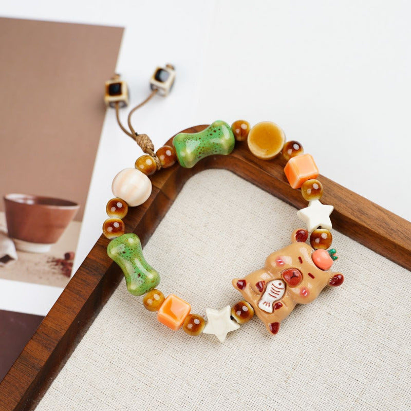 Heart-Shaped Beaded Bracelet Kalsten
