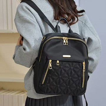 Elegant Quilted Multi-Pocket Backpack Kalsten