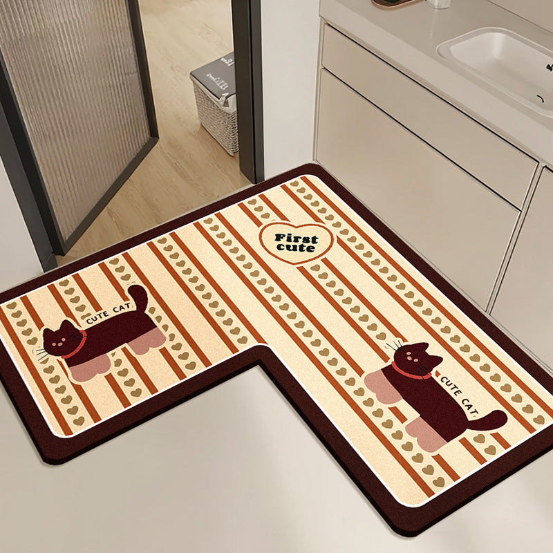 Panda-Themed Decorative Bath Mat