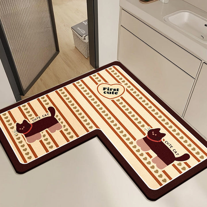 Panda-Themed Decorative Bath Mat