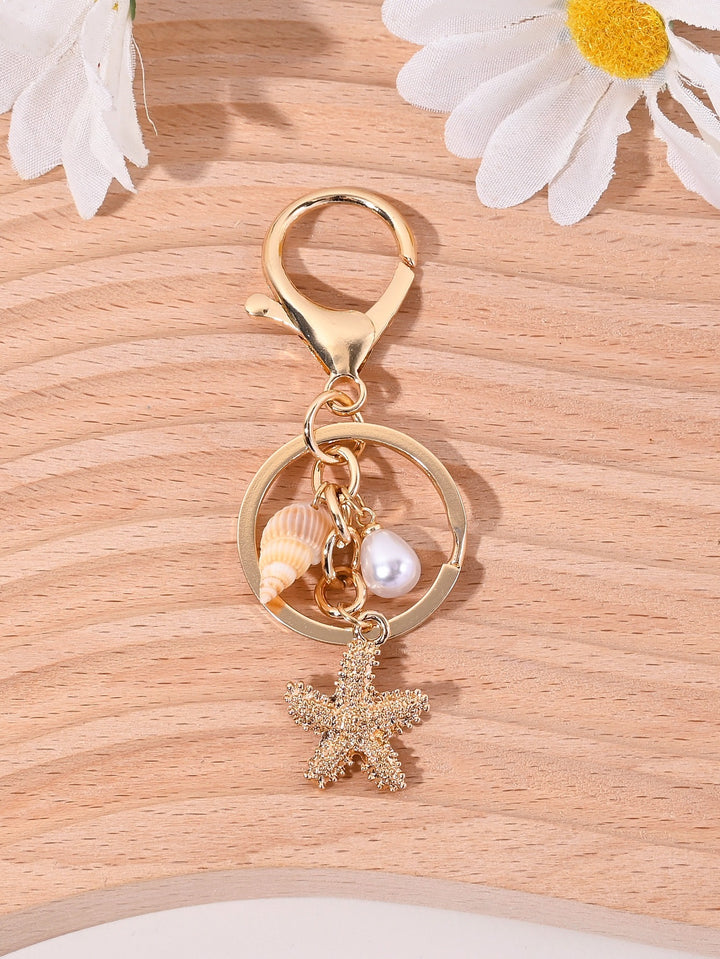 Keychain with Maritime Star Motif Kalsten