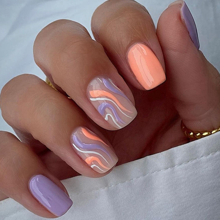 Artistic Swirl Nail Design Set Kalsten