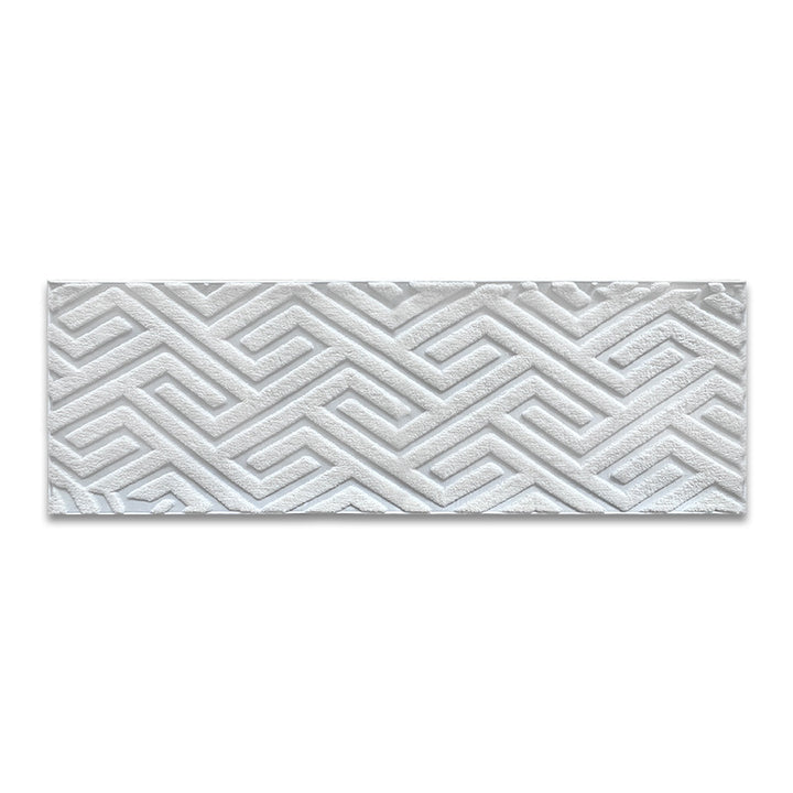 Textured Geometric Pattern Runner Rug Kalsten