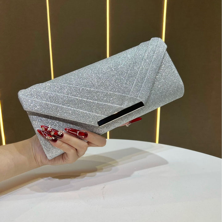 Sparkling Glittered Evening Clutch