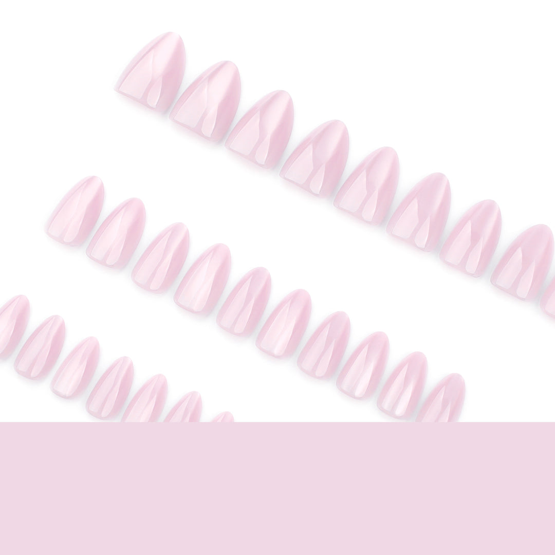 Artful Gel Nails with Elegant Glamour Finish Kalsten