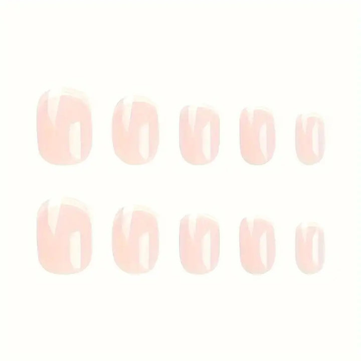 Classic French Tip Press-On Nails Kalsten