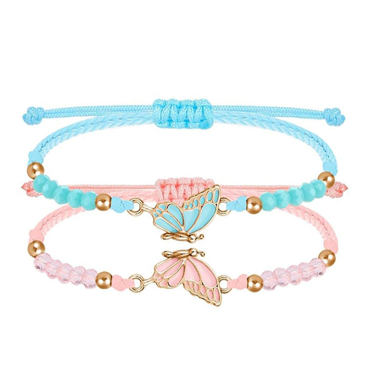 Butterfly Charm Necklace and Bracelet Set Kalsten