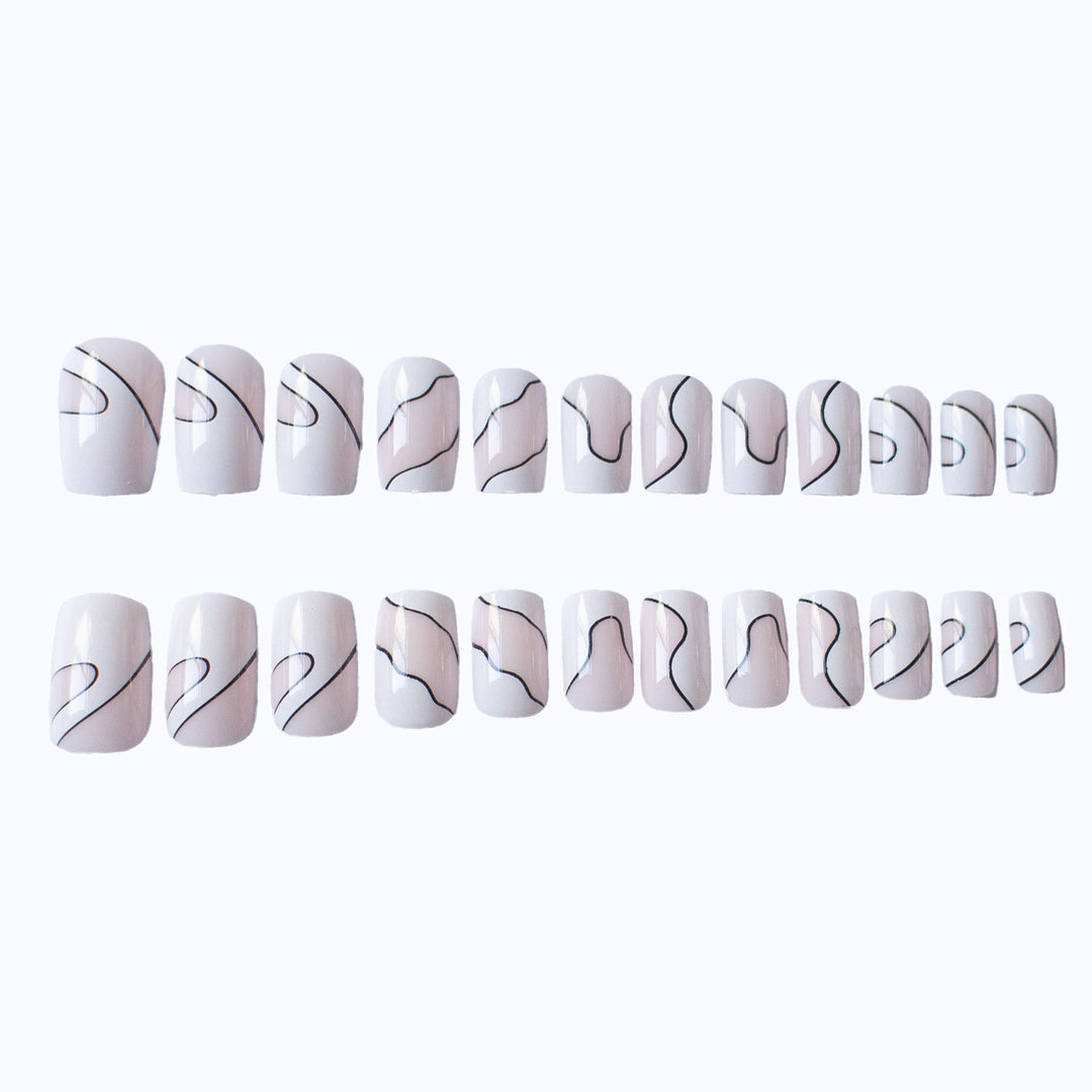 Artistic Abstract Nail Design Set