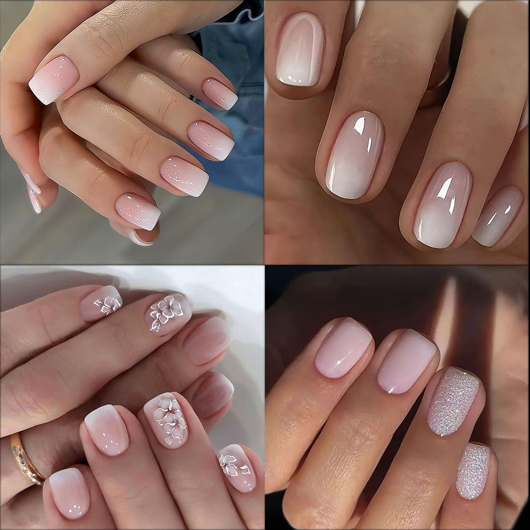 Elegant Long-Stiletto Glossy Press-On Nails